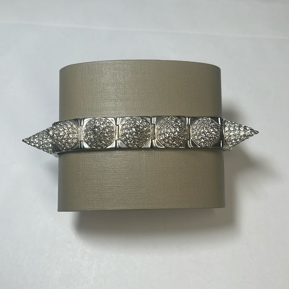 CC Skye Pave Pyramid Stud Bracelet HR10-7 - Picture 4 of 6